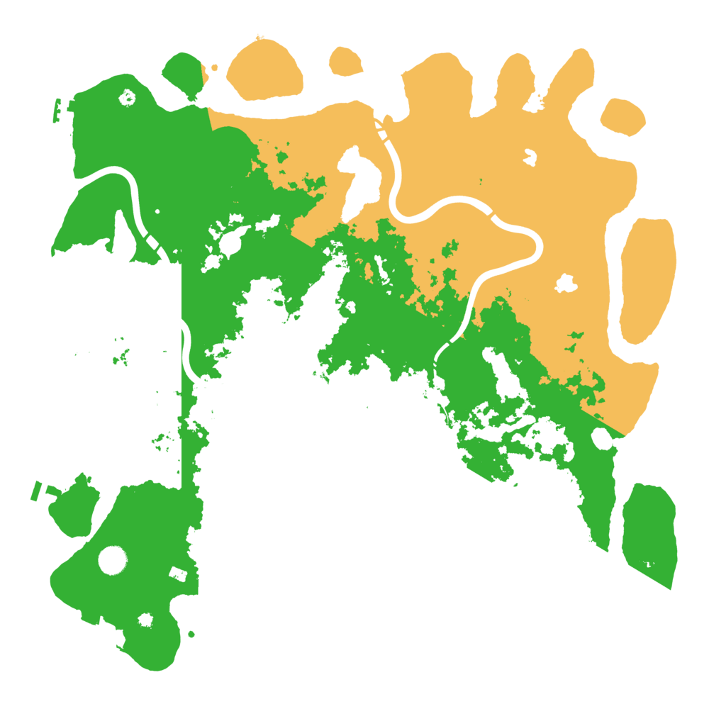 Biome Rust Map: Procedural Map, Size: 4500, Seed: 9657966