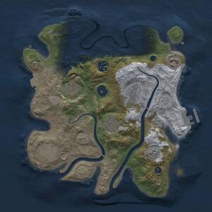 Thumbnail Rust Map: Procedural Map, Size: 3000, Seed: 420, 12 Monuments