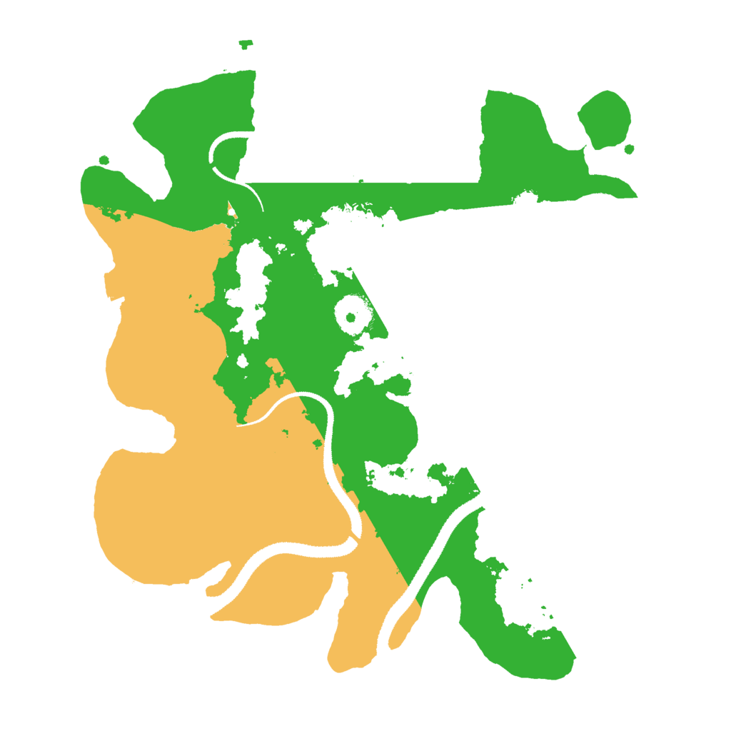 Biome Rust Map: Procedural Map, Size: 3000, Seed: 420