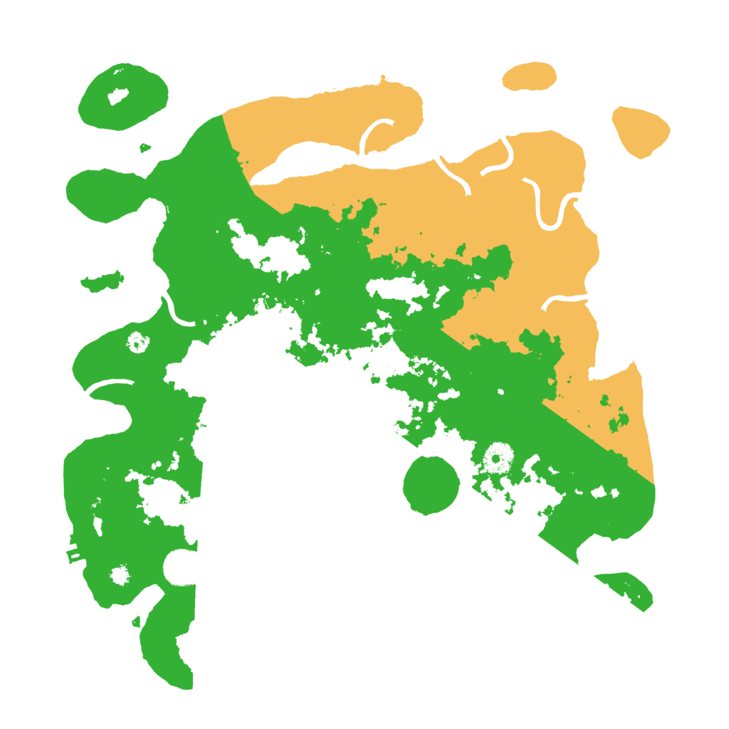 Biome Rust Map: Procedural Map, Size: 3500, Seed: 1753029300