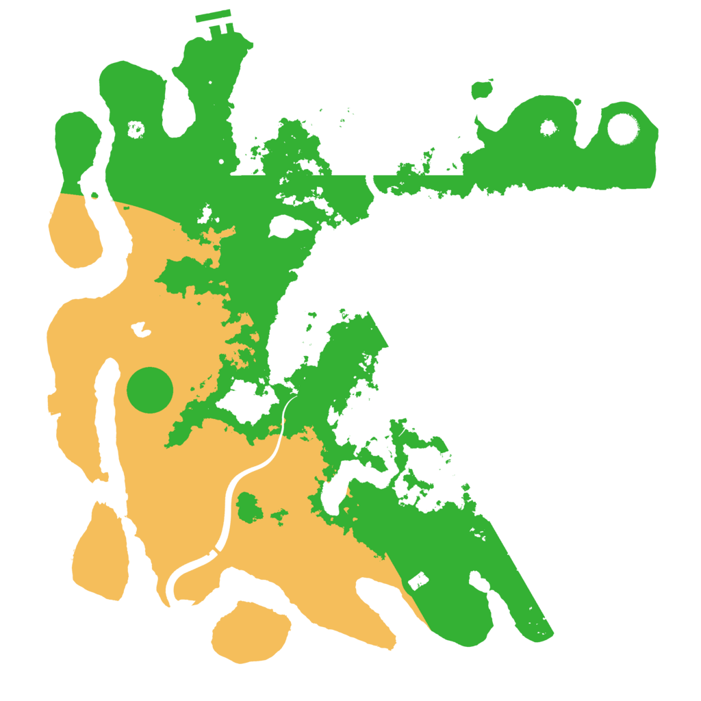 Biome Rust Map: Procedural Map, Size: 4000, Seed: 749364