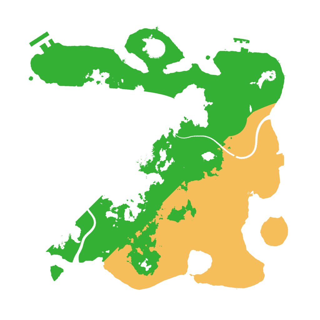 Biome Rust Map: Procedural Map, Size: 3000, Seed: 406307536
