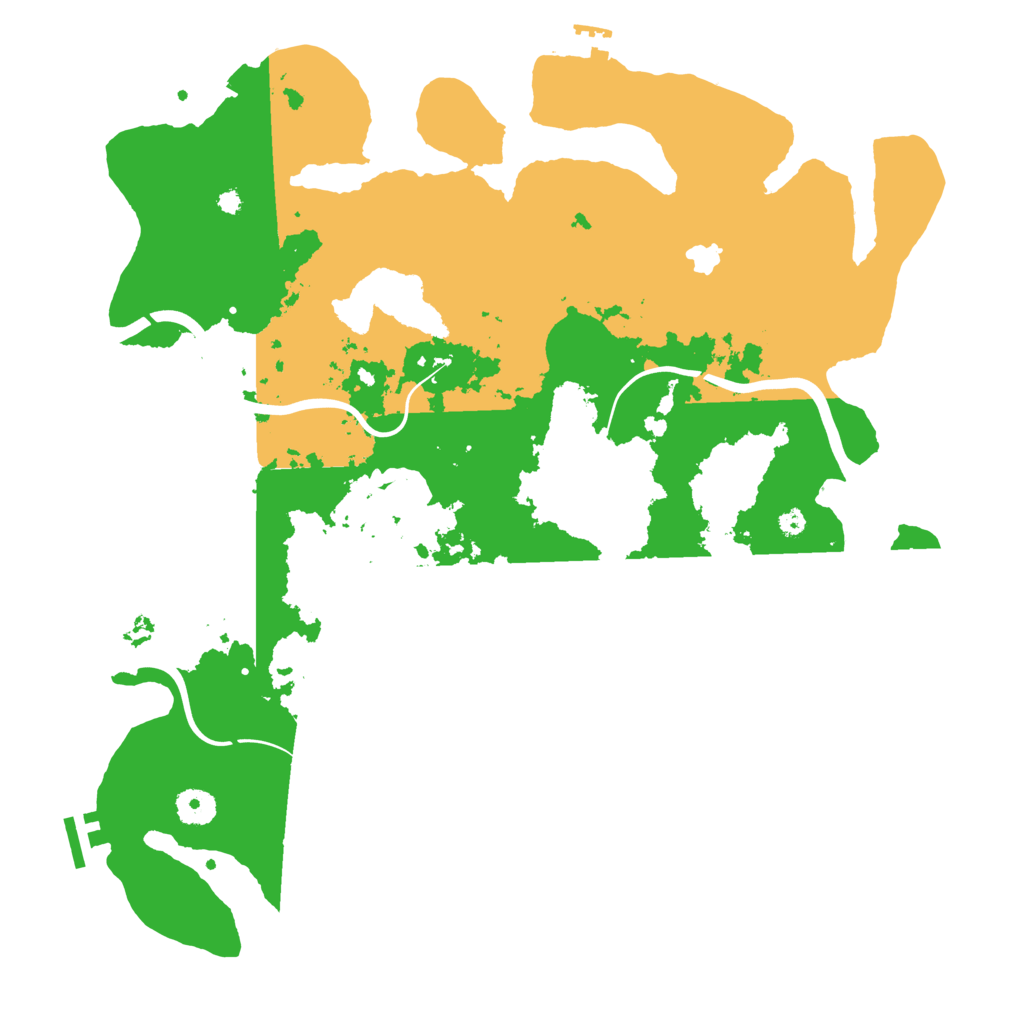 Biome Rust Map: Procedural Map, Size: 4000, Seed: 250461