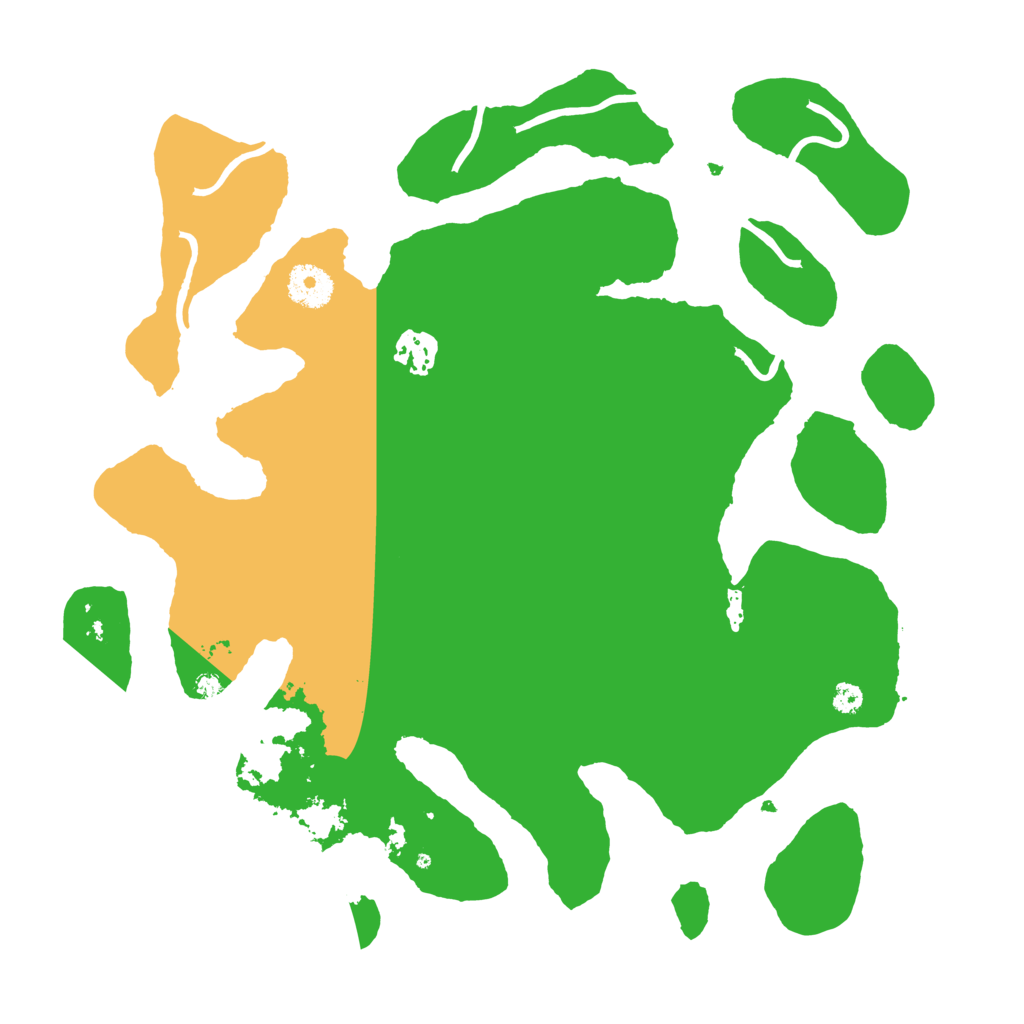 Biome Rust Map: Procedural Map, Size: 3500, Seed: 12694