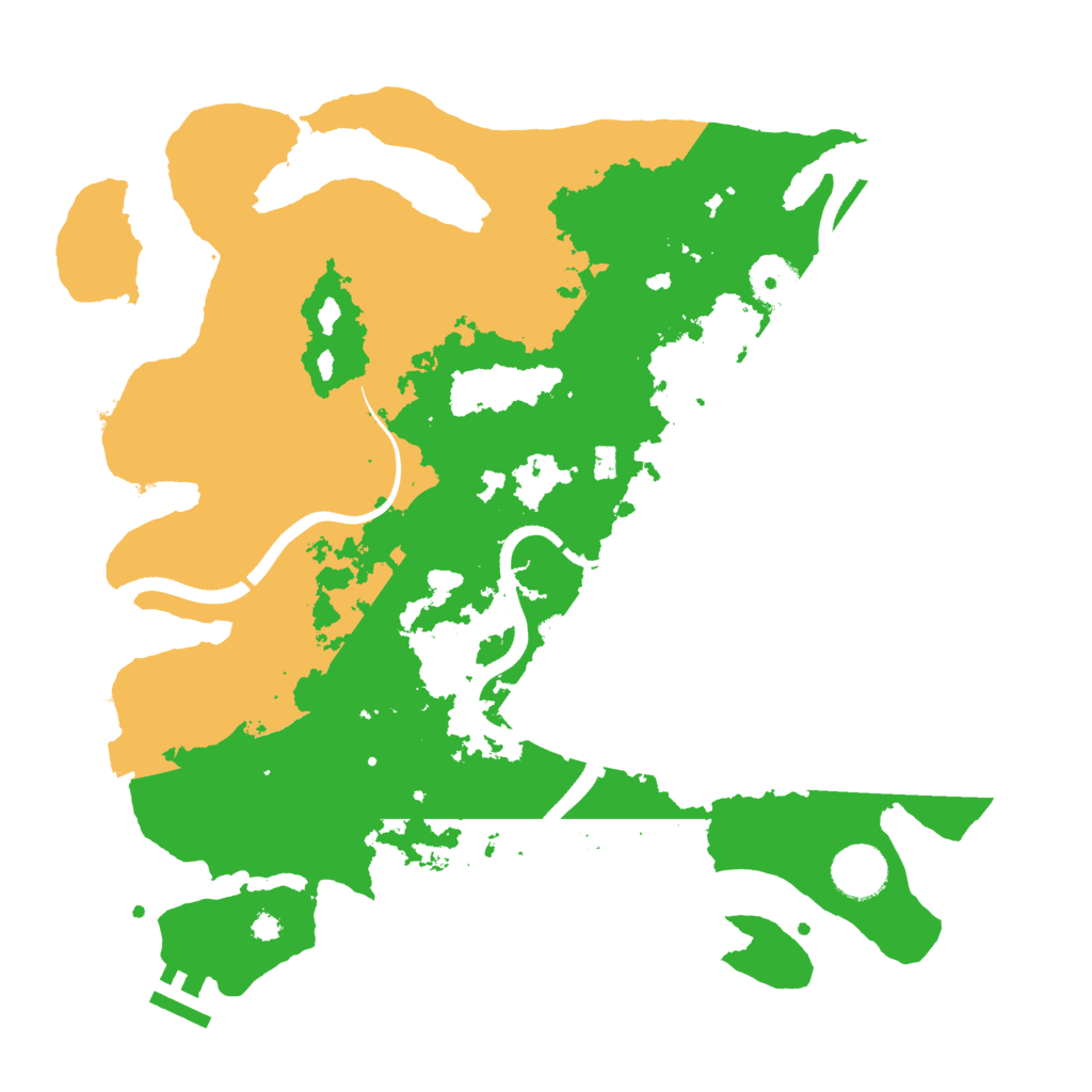 Biome Rust Map: Procedural Map, Size: 3500, Seed: 1364355390
