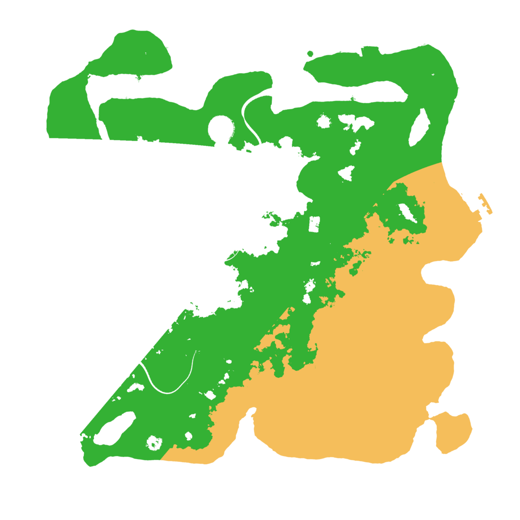 Biome Rust Map: Procedural Map, Size: 3500, Seed: 700860