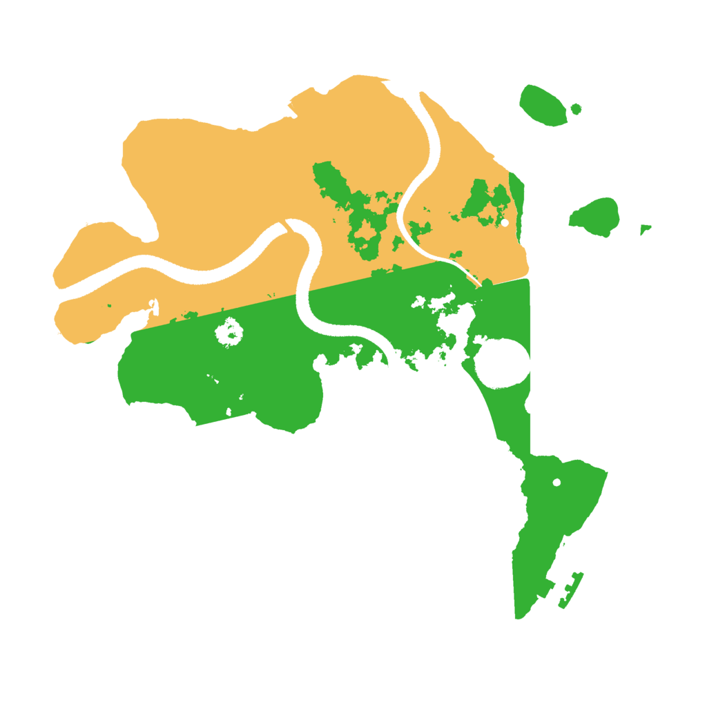 Biome Rust Map: Procedural Map, Size: 2650, Seed: 7251063