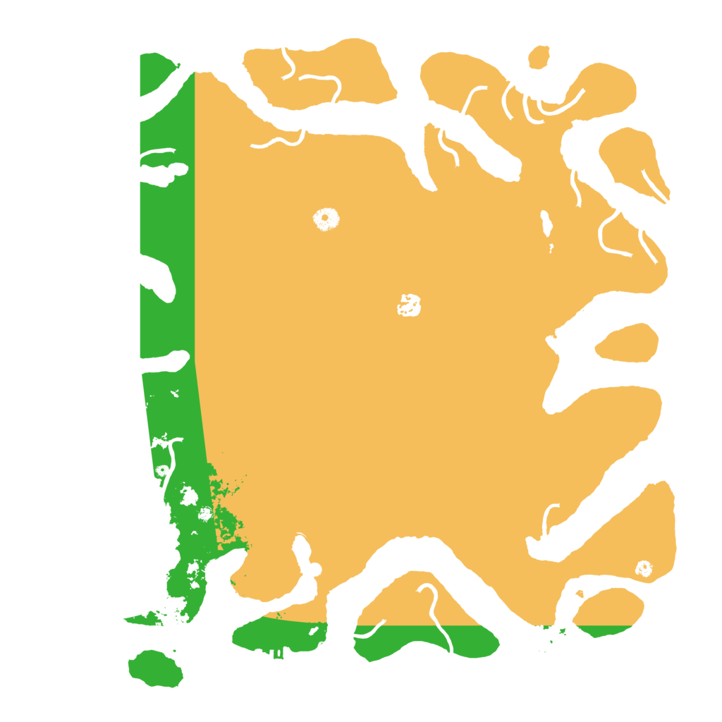 Biome Rust Map: Procedural Map, Size: 4500, Seed: 7654321