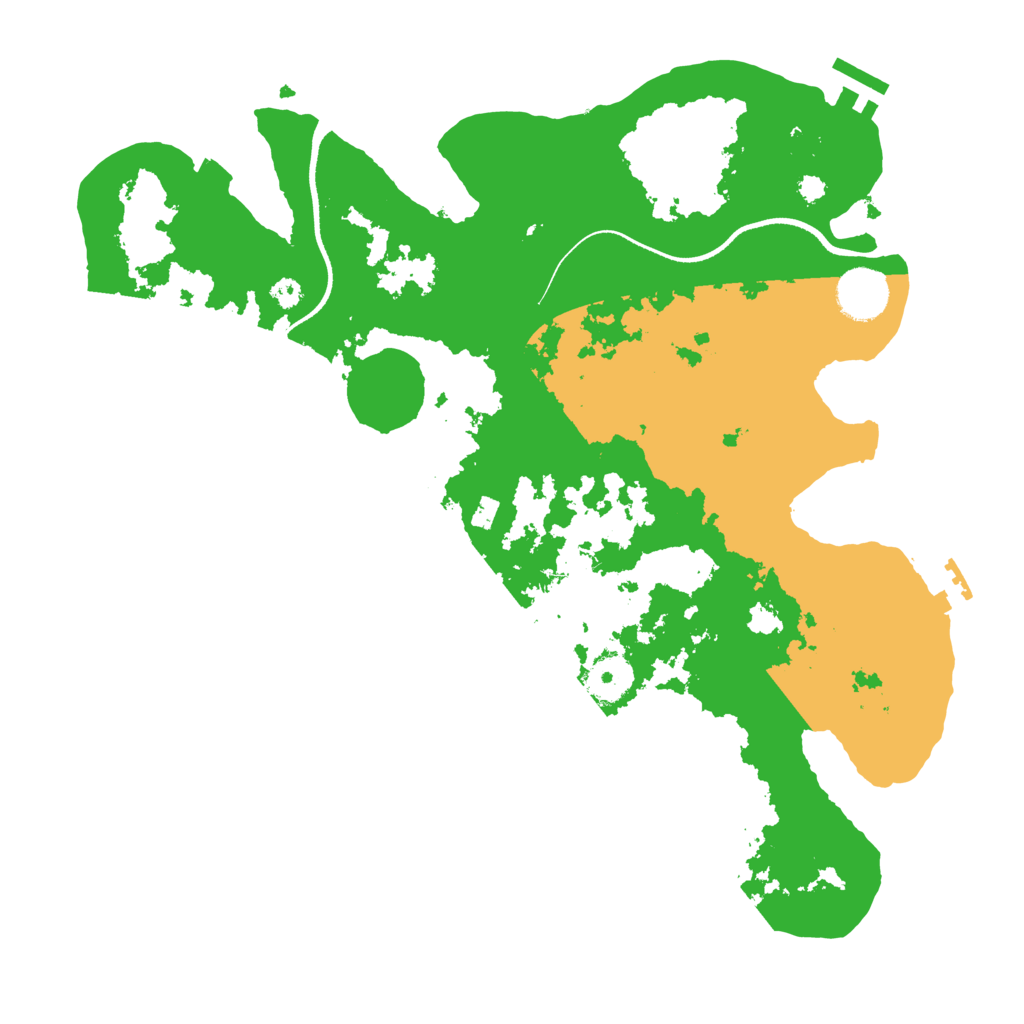 Biome Rust Map: Procedural Map, Size: 3500, Seed: 1511362304