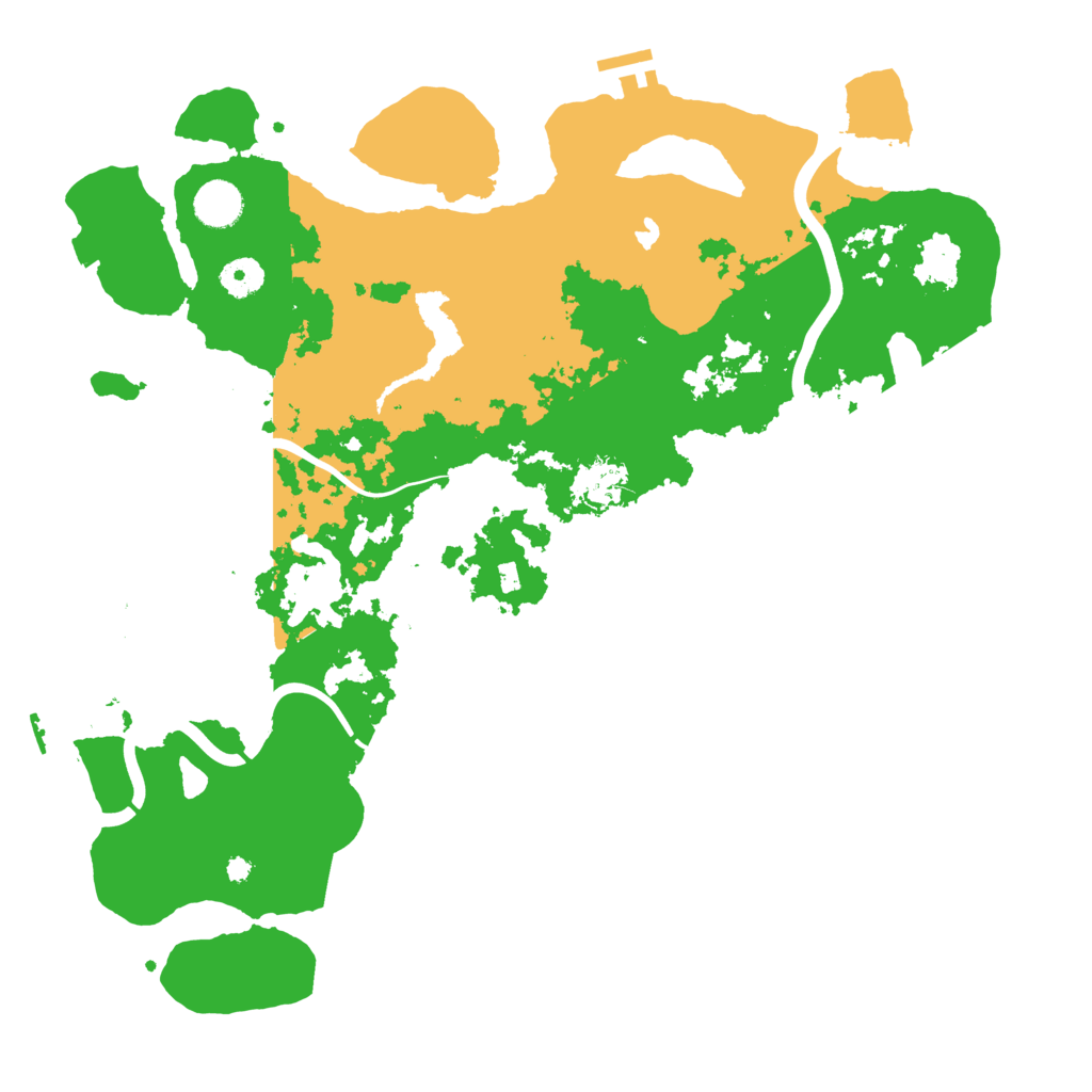 Biome Rust Map: Procedural Map, Size: 4000, Seed: 575809911