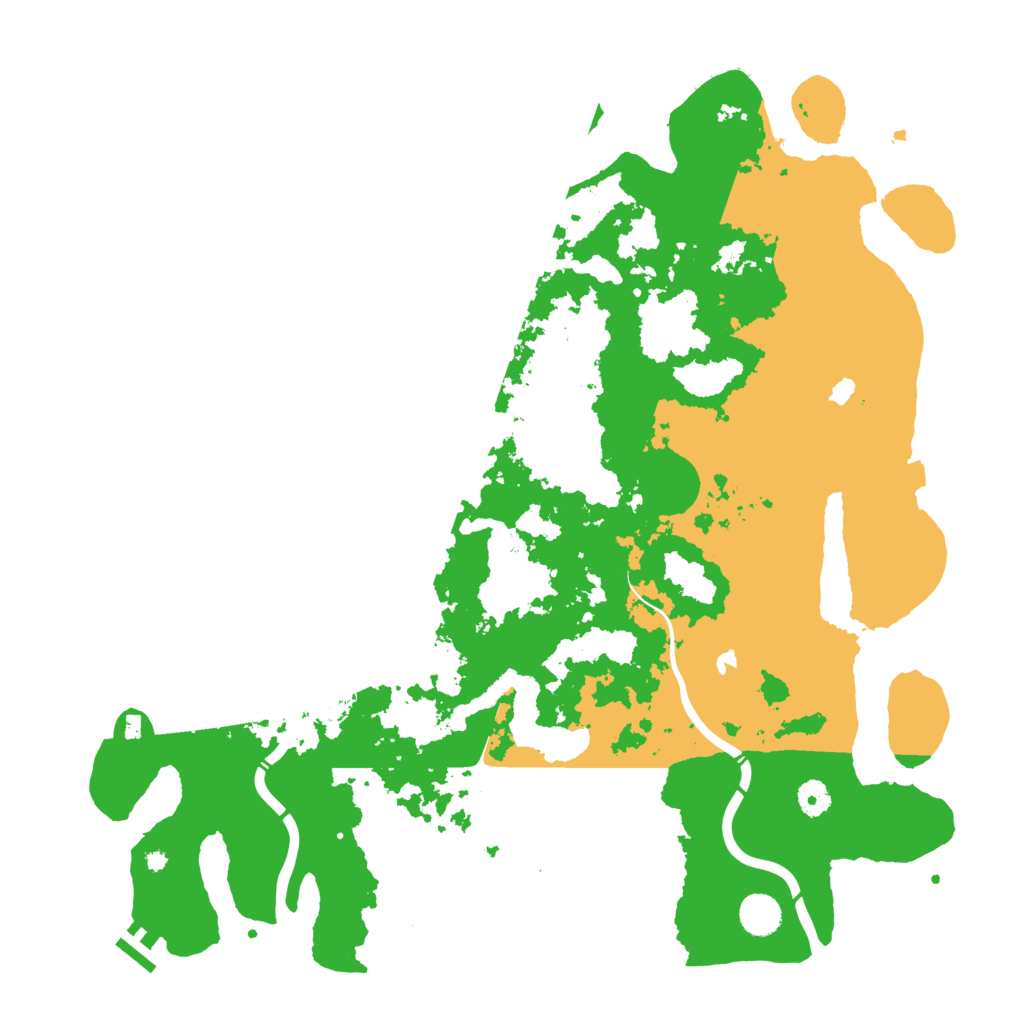 Biome Rust Map: Procedural Map, Size: 4500, Seed: 995617739
