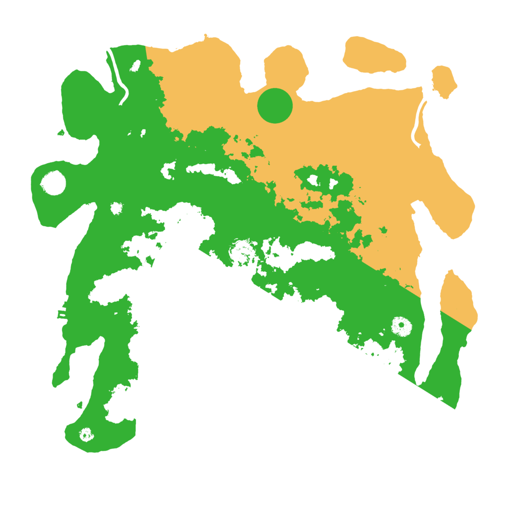 Biome Rust Map: Procedural Map, Size: 3800, Seed: 19690544