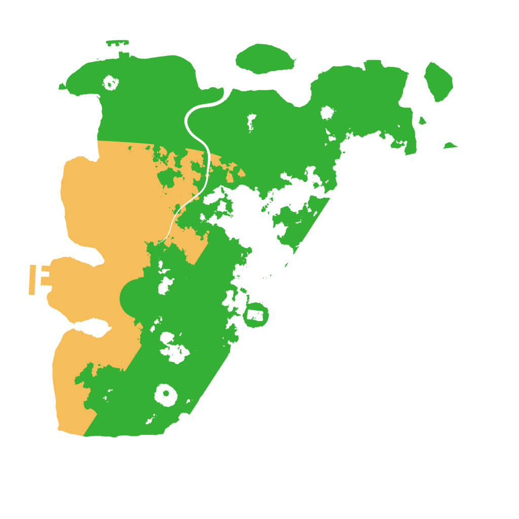 Biome Rust Map: Procedural Map, Size: 3500, Seed: 895907318
