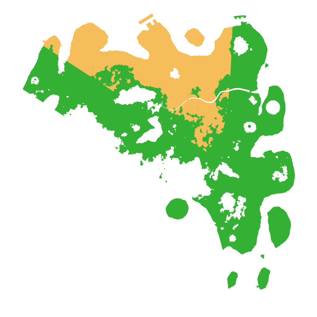 Biome Rust Map: Procedural Map, Size: 4000, Seed: 145367