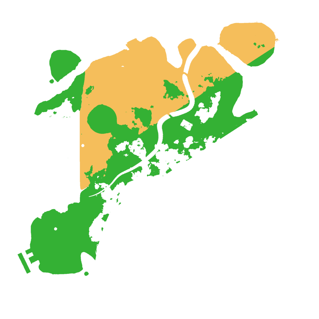 Biome Rust Map: Procedural Map, Size: 3000, Seed: 339776623