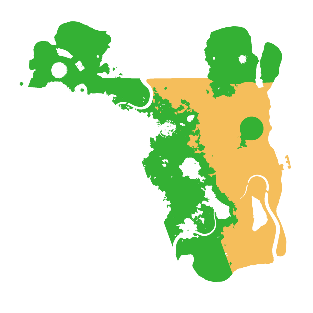 Biome Rust Map: Procedural Map, Size: 3500, Seed: 807044
