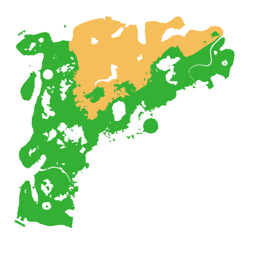 Biome Rust Map: Procedural Map, Size: 4500, Seed: 1620126902