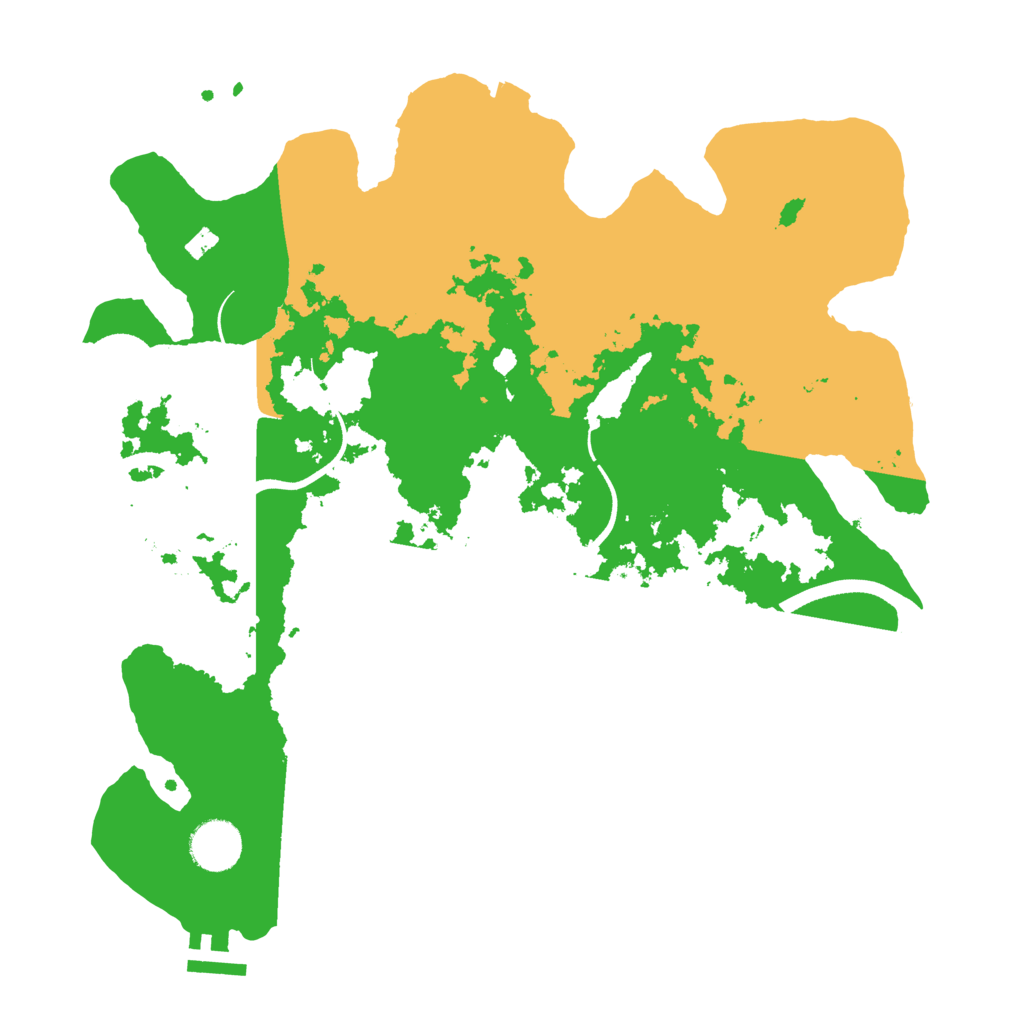 Biome Rust Map: Procedural Map, Size: 3500, Seed: 701768