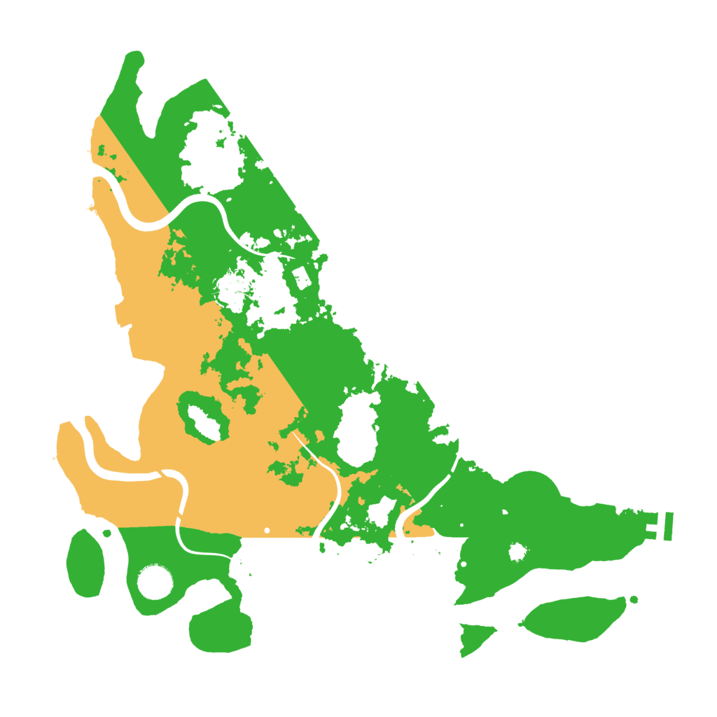 Biome Rust Map: Procedural Map, Size: 3600, Seed: 324234