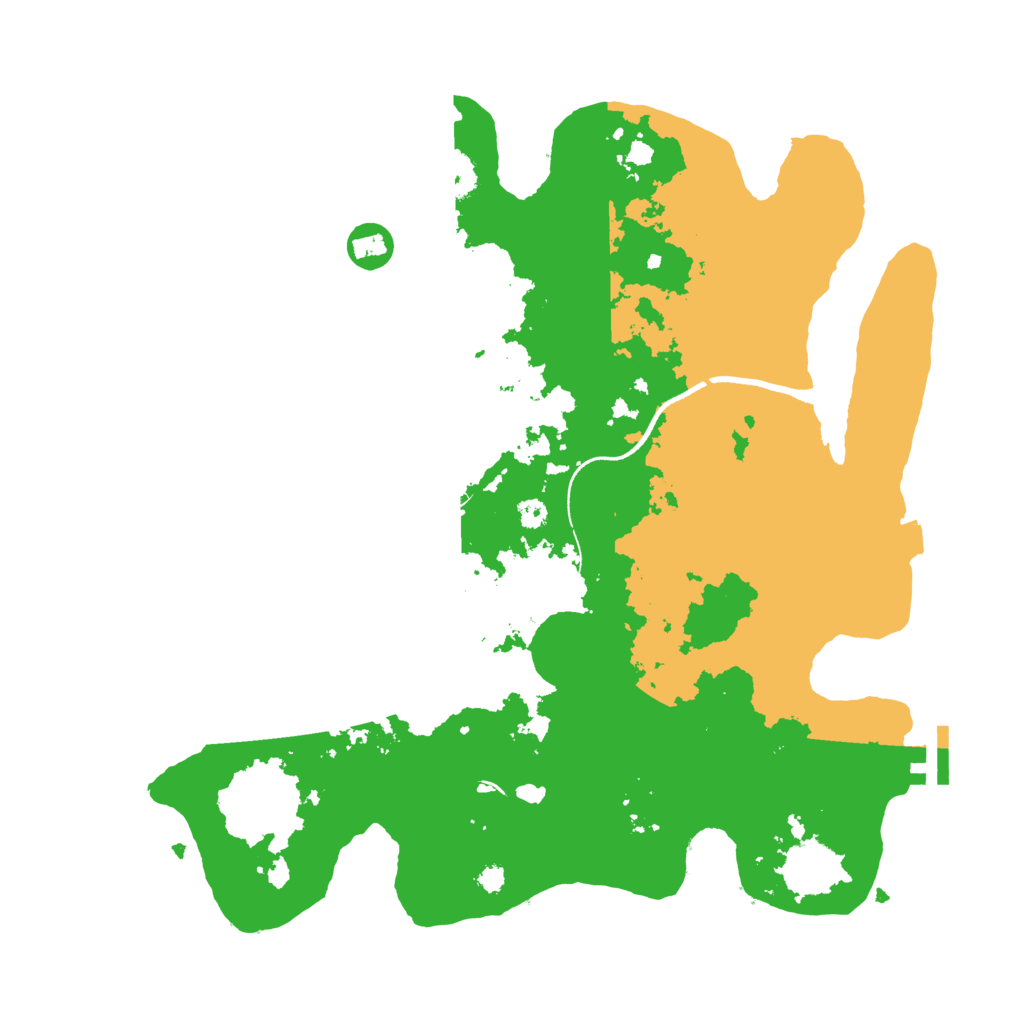 Biome Rust Map: Procedural Map, Size: 3500, Seed: 402270767