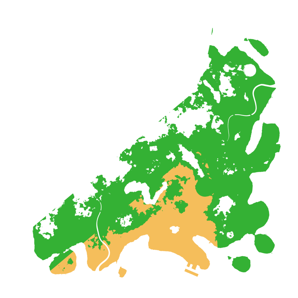 Biome Rust Map: Procedural Map, Size: 4250, Seed: 56432