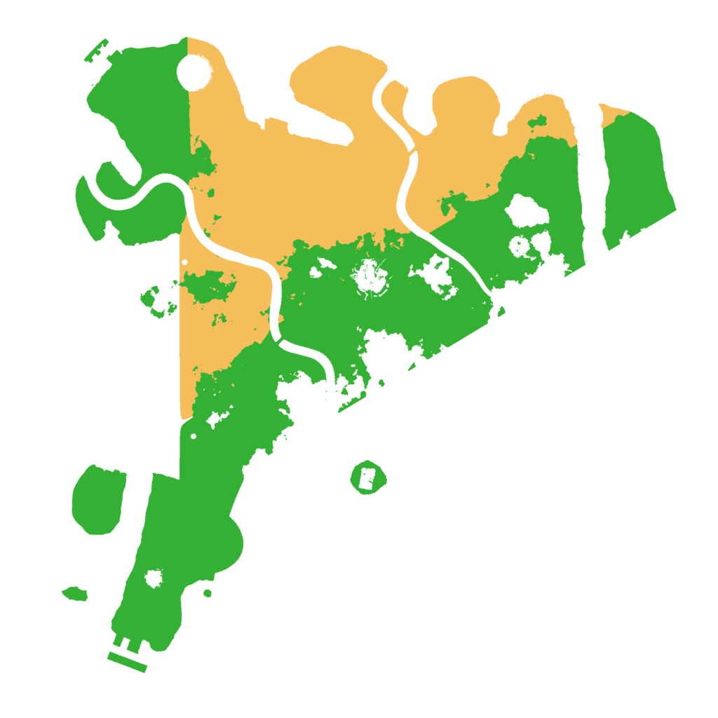 Biome Rust Map: Procedural Map, Size: 3600, Seed: 906325752