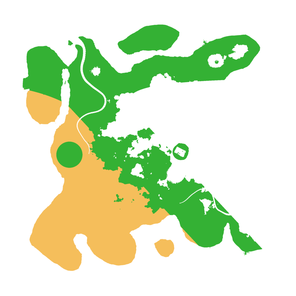 Biome Rust Map: Procedural Map, Size: 3000, Seed: 453674567