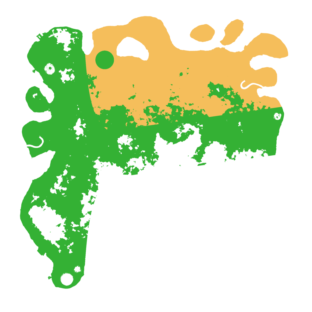 Biome Rust Map: Procedural Map, Size: 4444, Seed: 50000