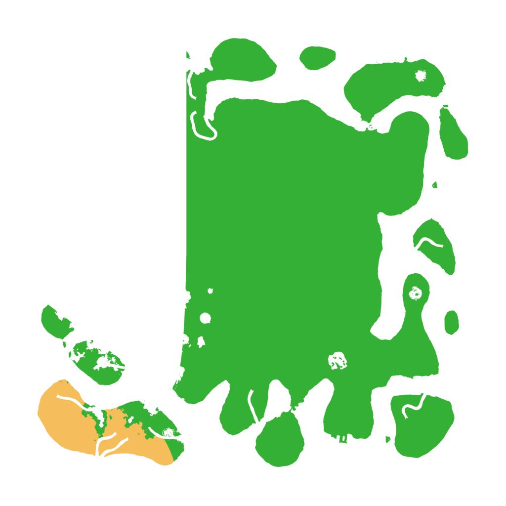 Biome Rust Map: Procedural Map, Size: 4100, Seed: 210