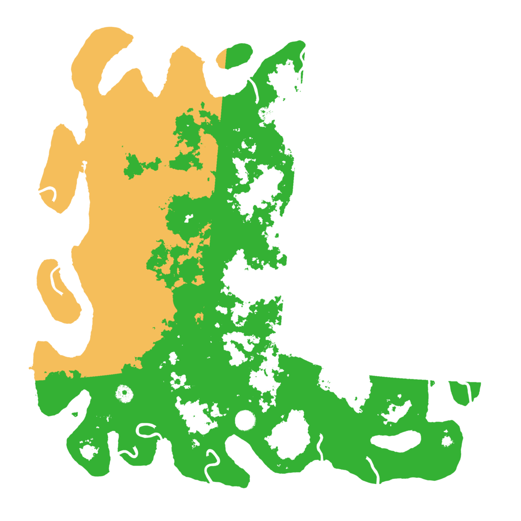 Biome Rust Map: Procedural Map, Size: 4500, Seed: 395286