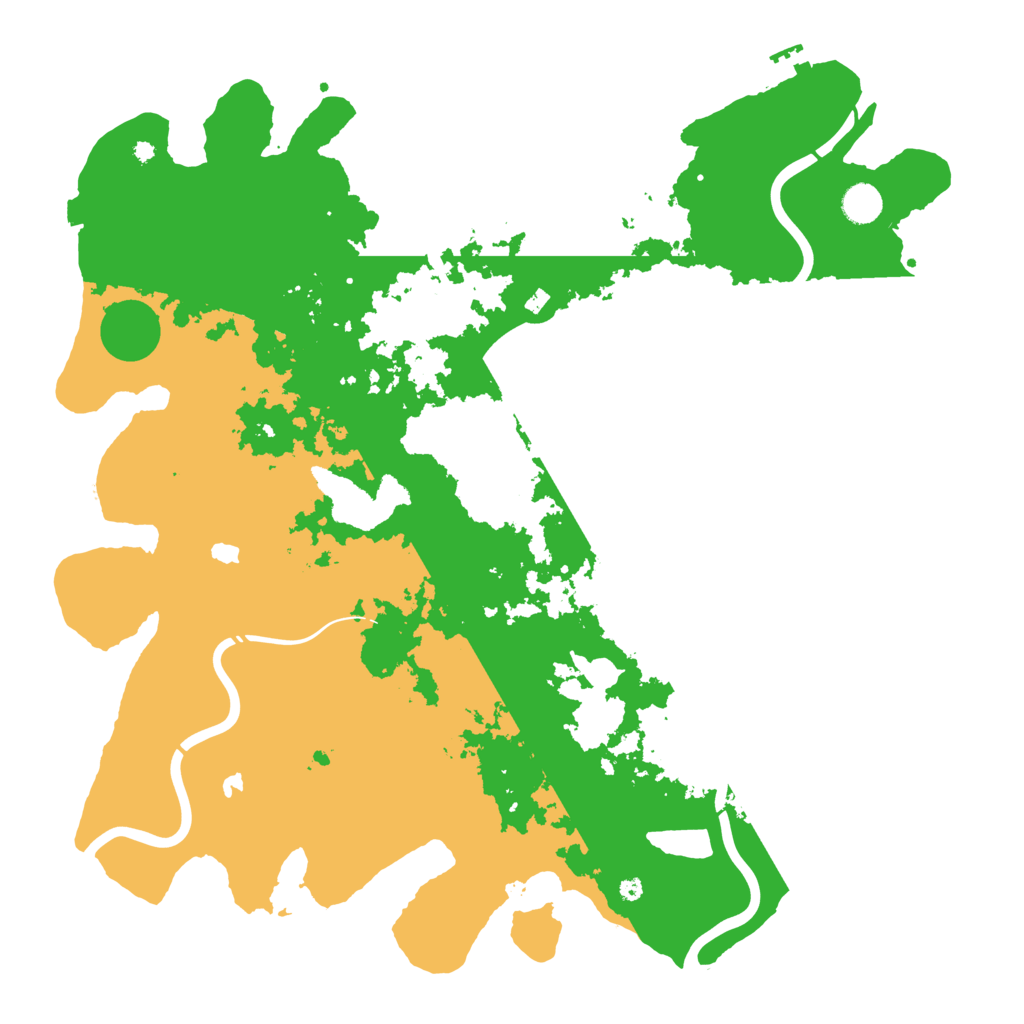 Biome Rust Map: Procedural Map, Size: 4500, Seed: 302825343