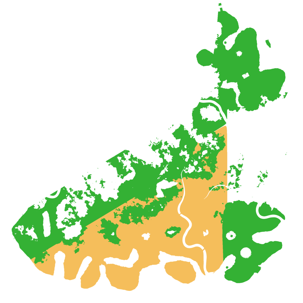 Biome Rust Map: Procedural Map, Size: 5000, Seed: 174632