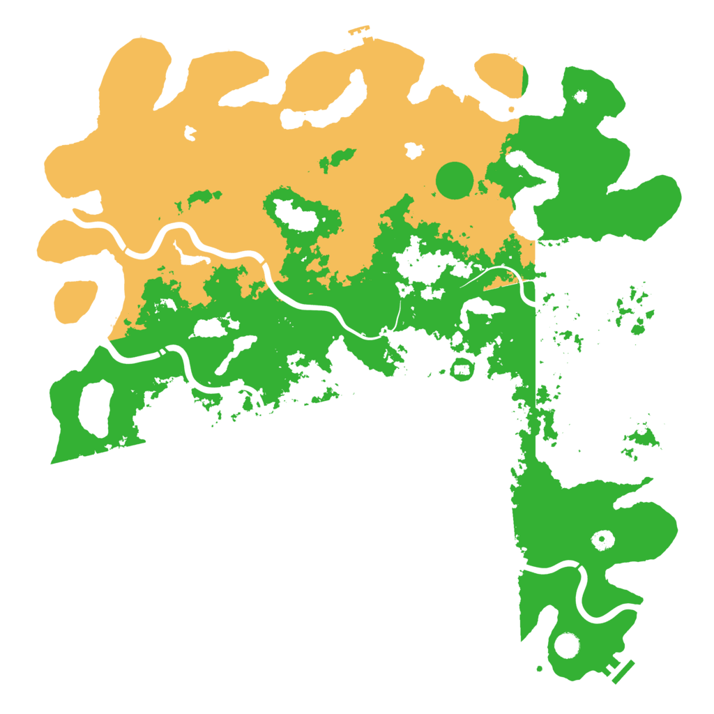 Biome Rust Map: Procedural Map, Size: 5000, Seed: 26