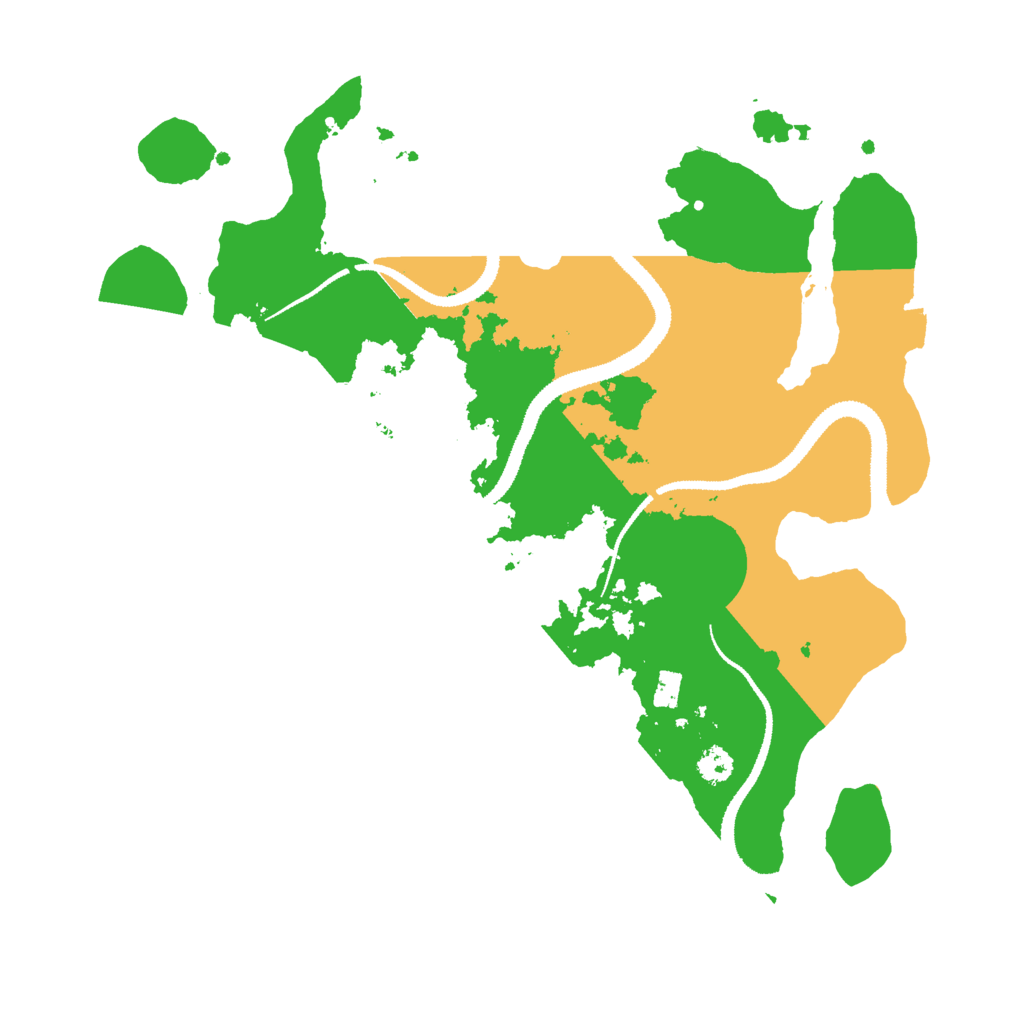 Biome Rust Map: Procedural Map, Size: 3000, Seed: 281208056