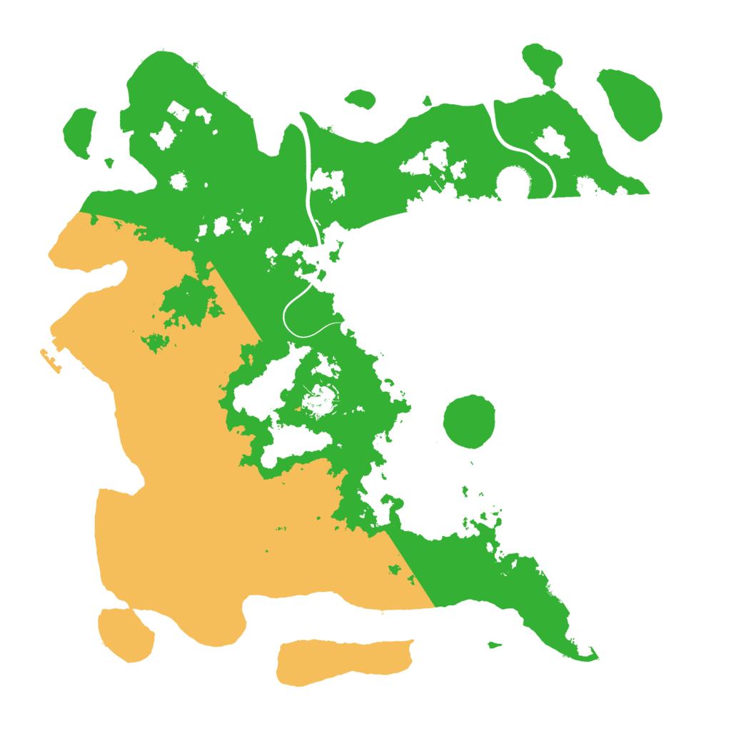 Biome Rust Map: Procedural Map, Size: 3800, Seed: 625367