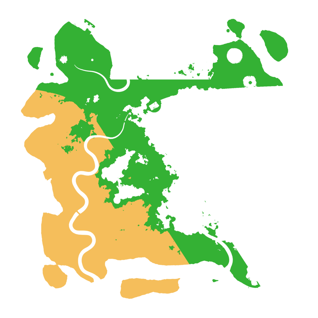 Biome Rust Map: Procedural Map, Size: 3800, Seed: 625367