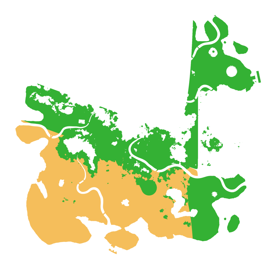 Biome Rust Map: Procedural Map, Size: 4500, Seed: 603215