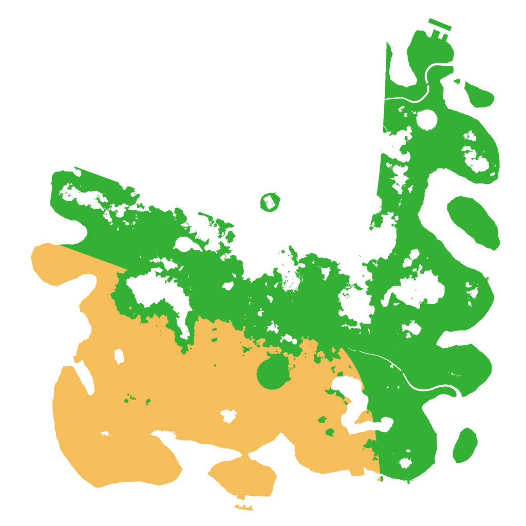 Biome Rust Map: Procedural Map, Size: 4500, Seed: 603215