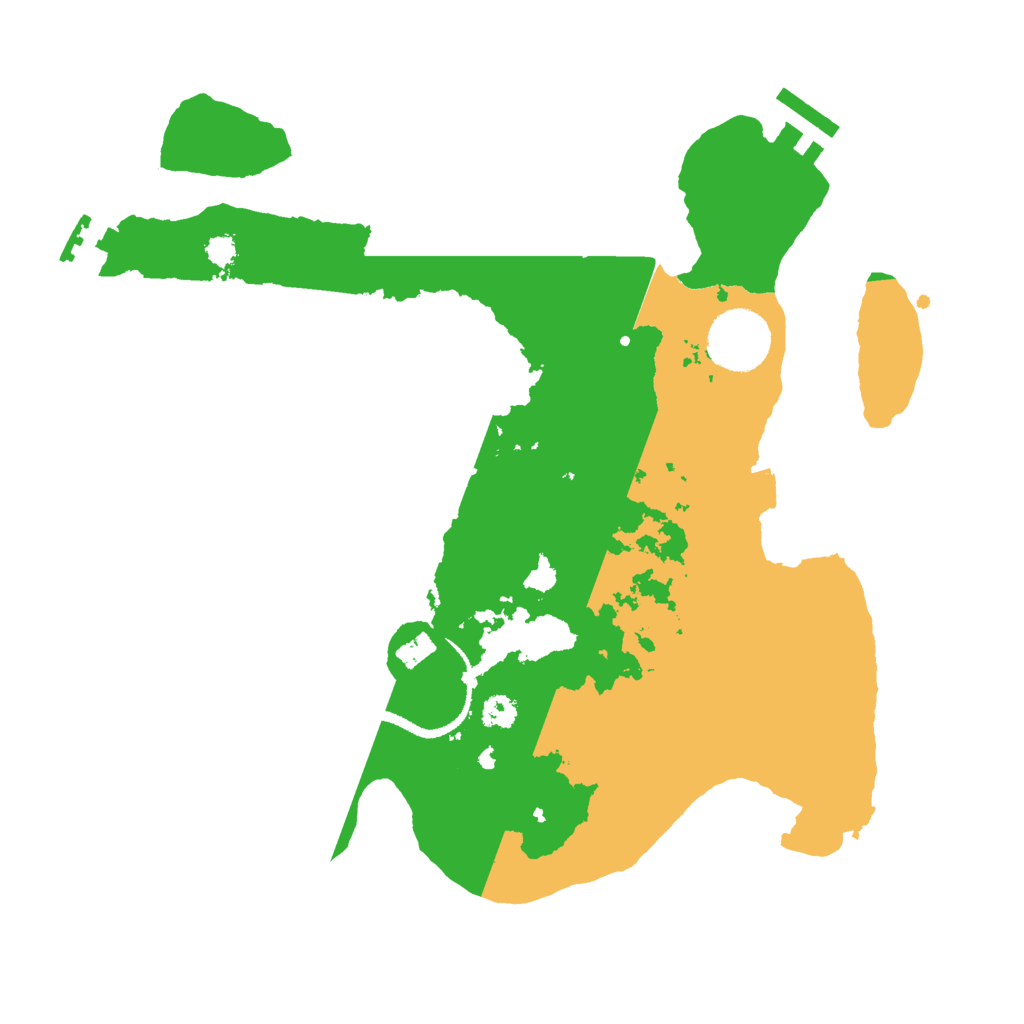 Biome Rust Map: Procedural Map, Size: 3000, Seed: 1581038527