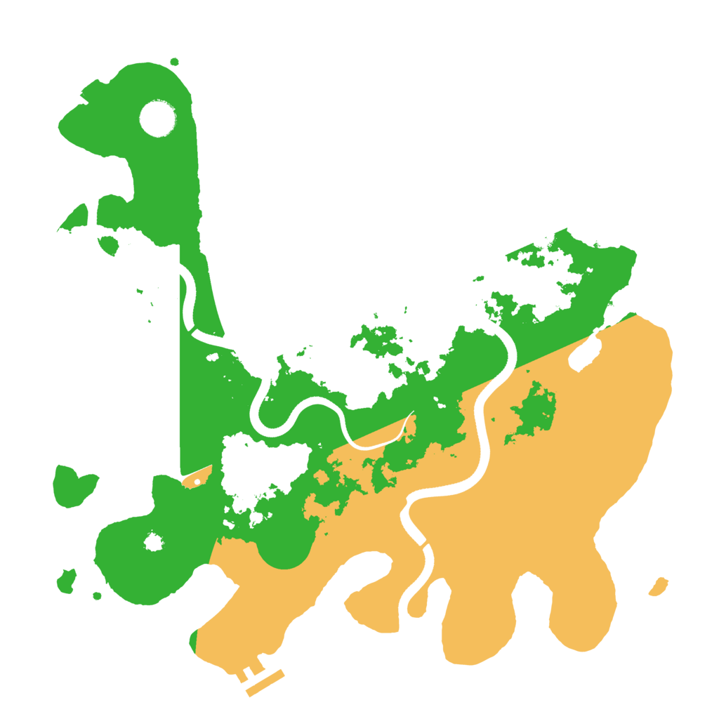 Biome Rust Map: Procedural Map, Size: 3500, Seed: 826868