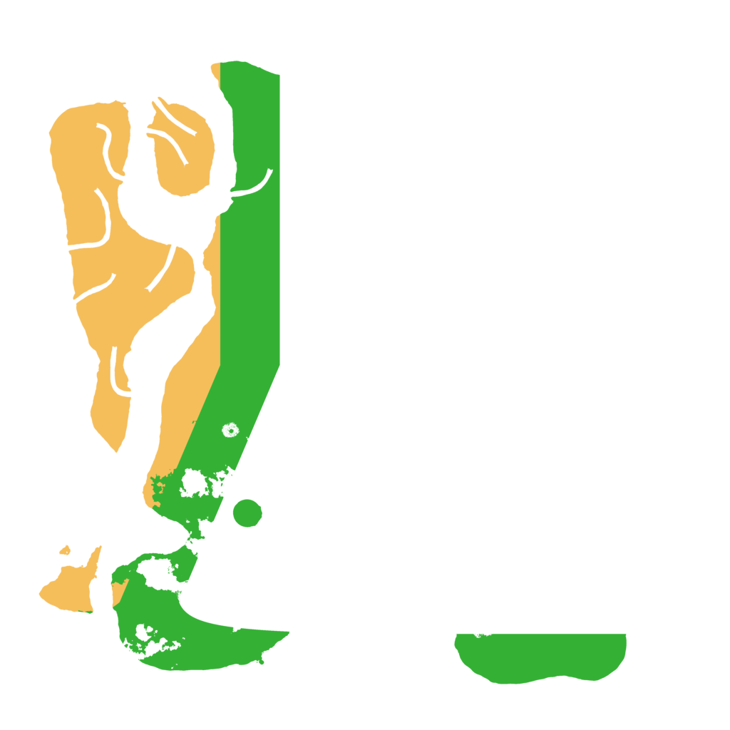 Biome Rust Map: Procedural Map, Size: 3500, Seed: 206465