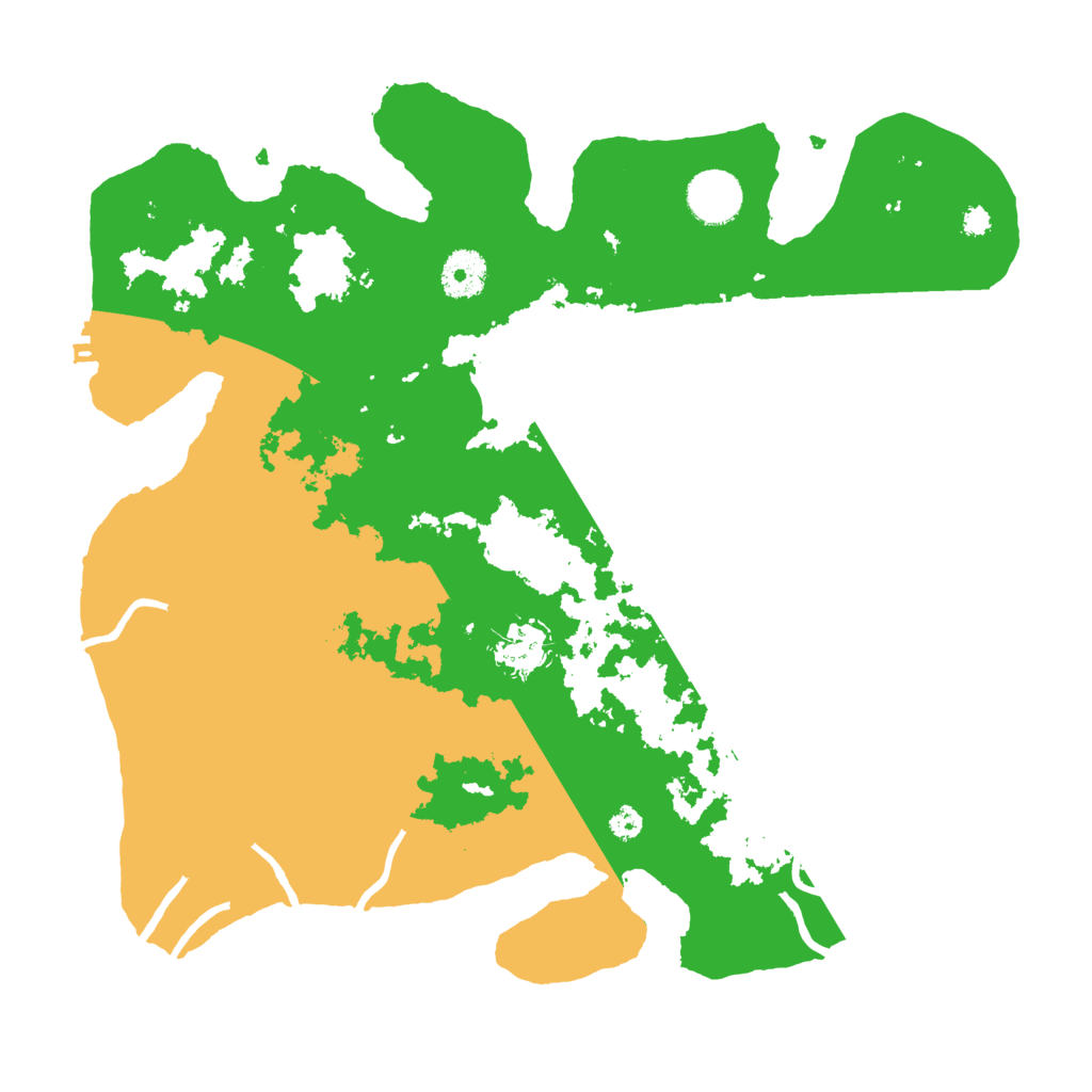 Biome Rust Map: Procedural Map, Size: 3500, Seed: 923397