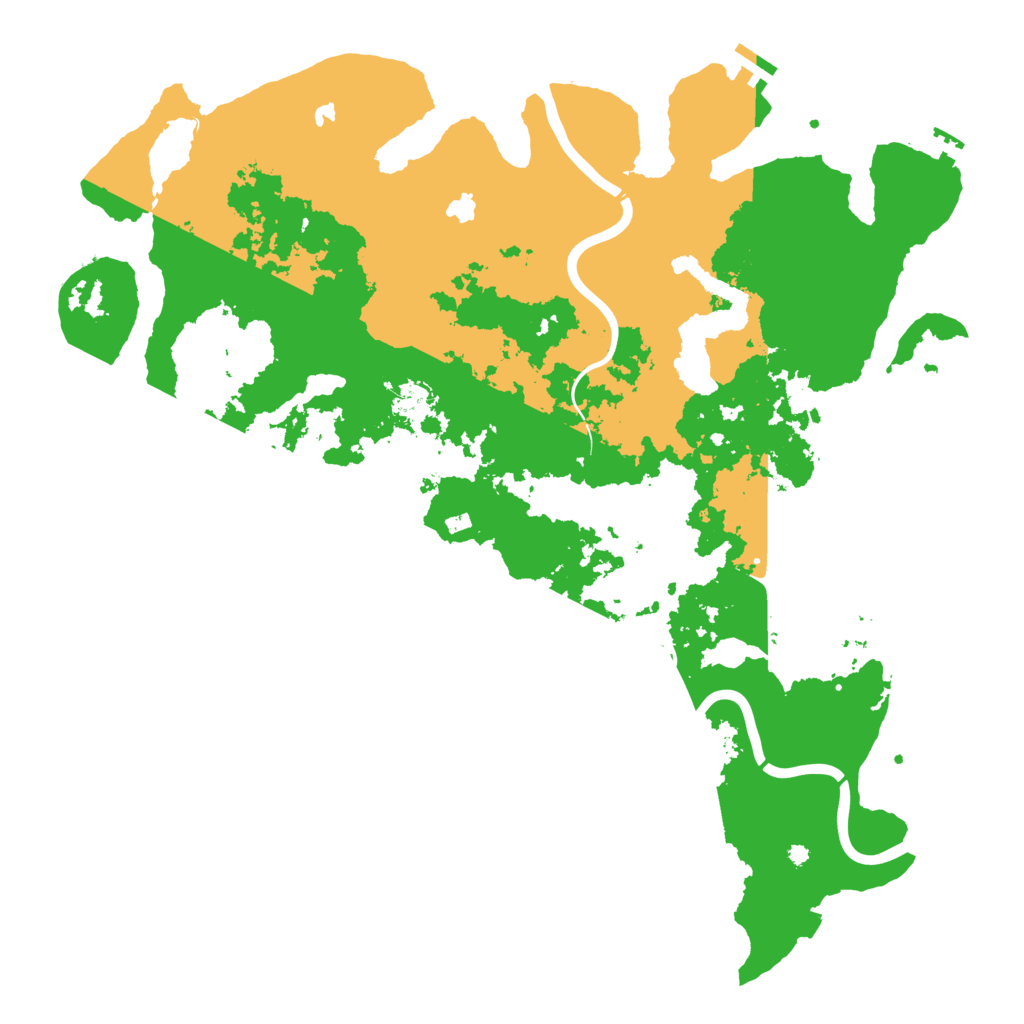 Biome Rust Map: Procedural Map, Size: 4500, Seed: 1034292377