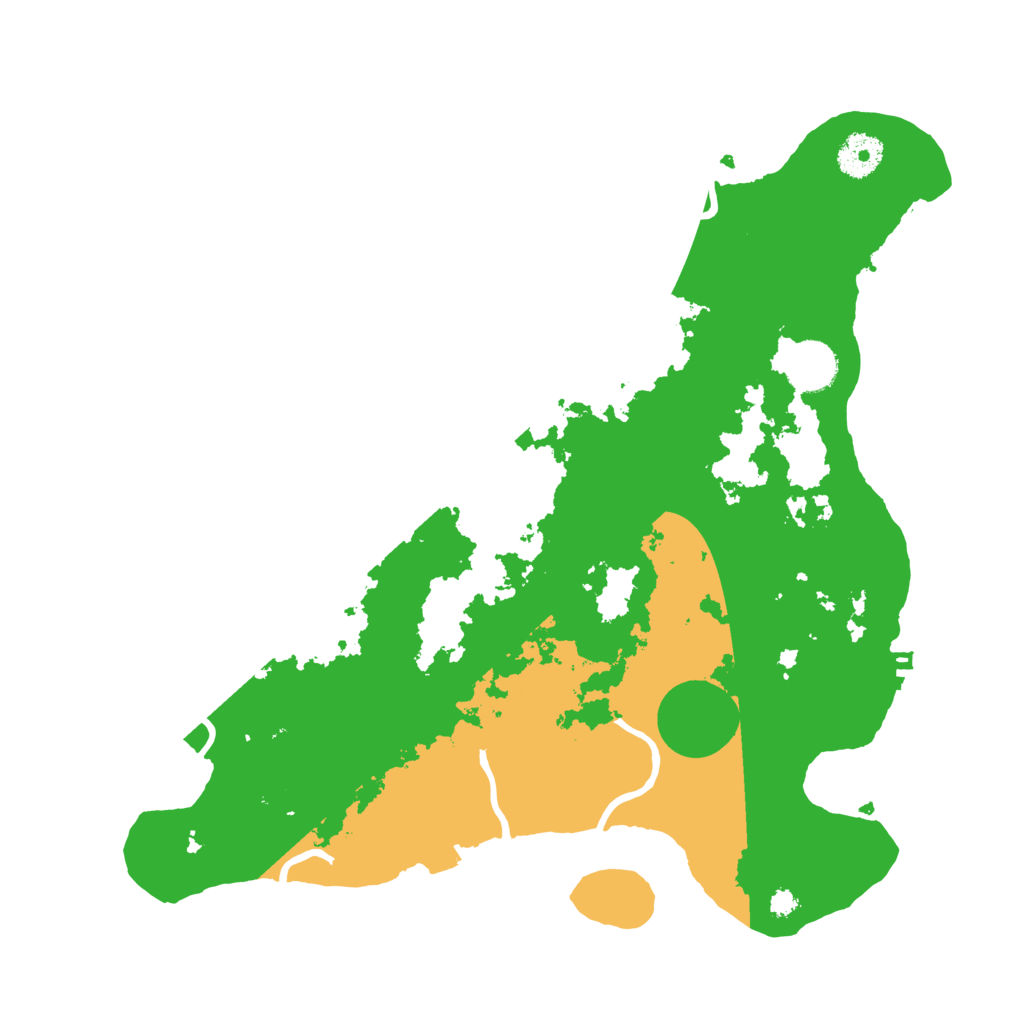 Biome Rust Map: Procedural Map, Size: 3500, Seed: 763039