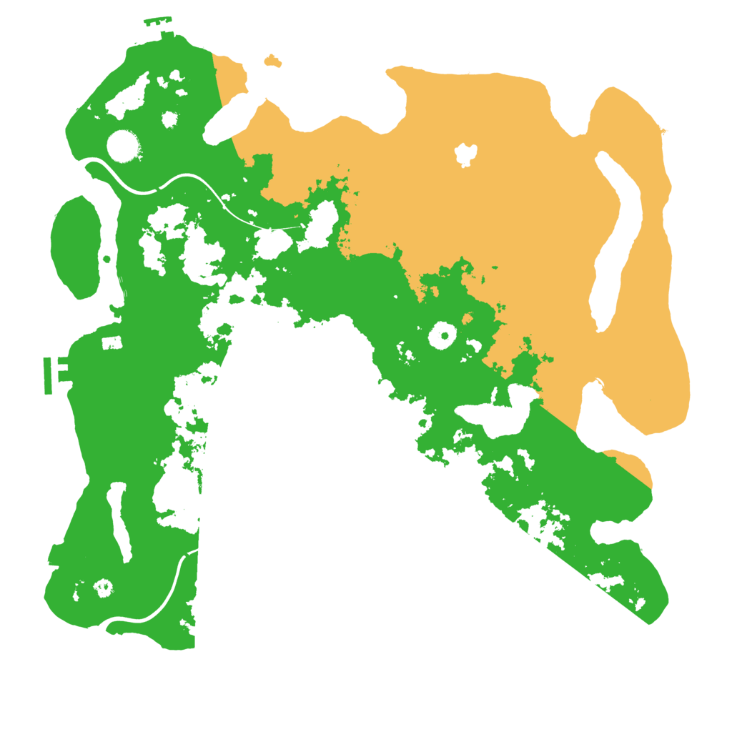 Biome Rust Map: Procedural Map, Size: 4000, Seed: 6541