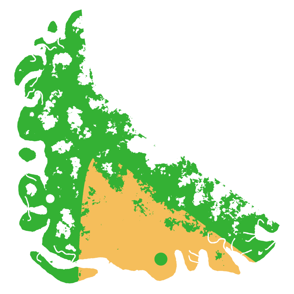 Biome Rust Map: Procedural Map, Size: 6000, Seed: 1117522992