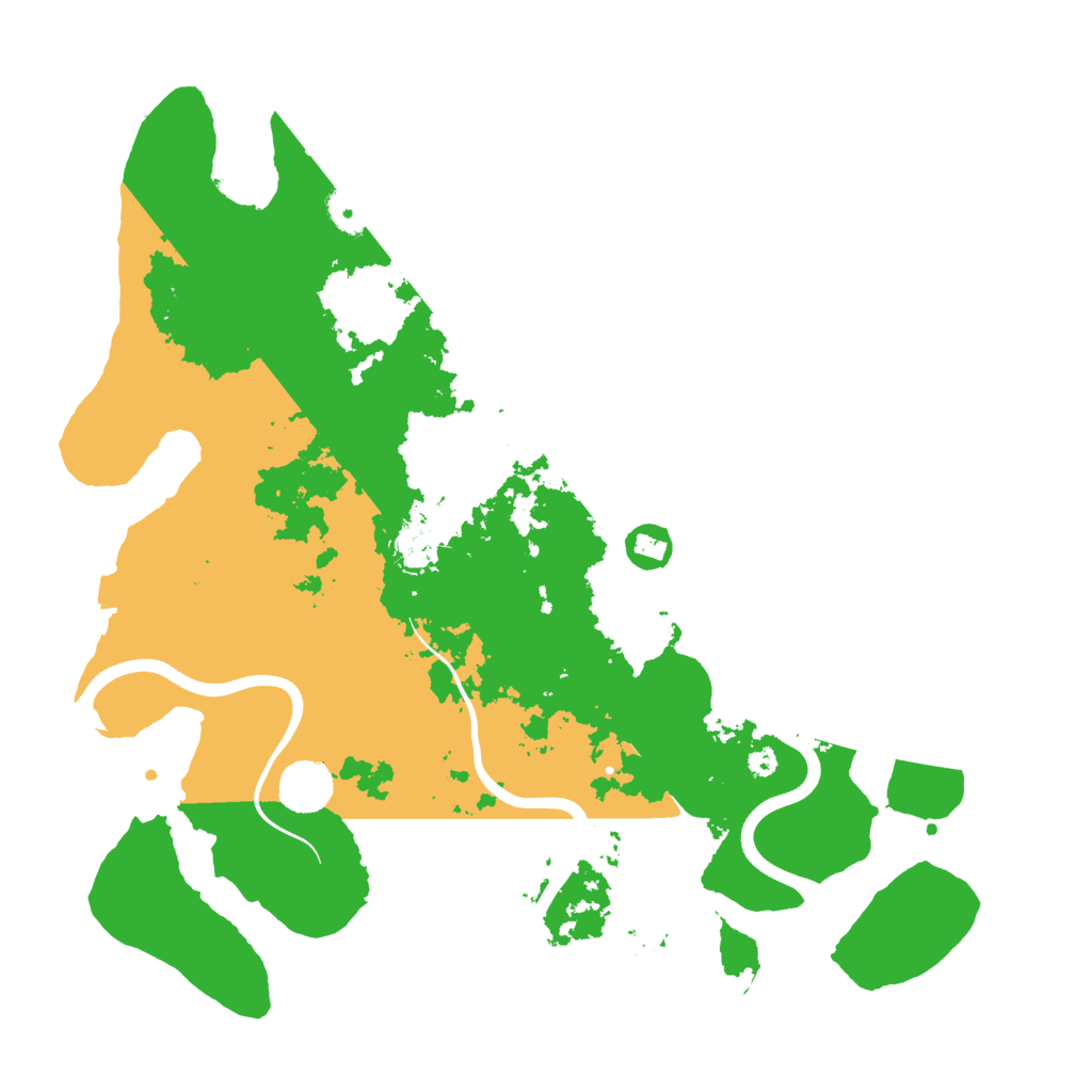Biome Rust Map: Procedural Map, Size: 3800, Seed: 54532
