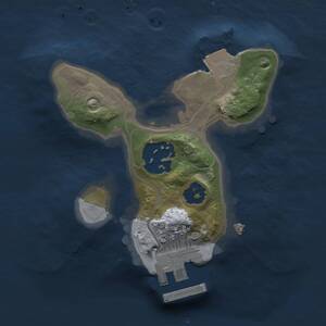 Thumbnail Rust Map: Procedural Map, Size: 1500, Seed: 7, 3 Monuments