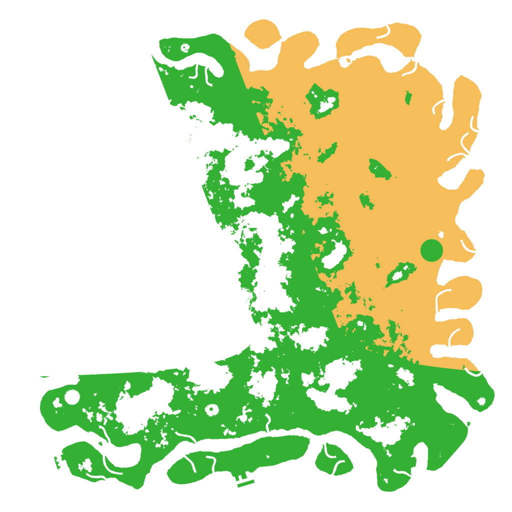 Biome Rust Map: Procedural Map, Size: 6000, Seed: 79815637