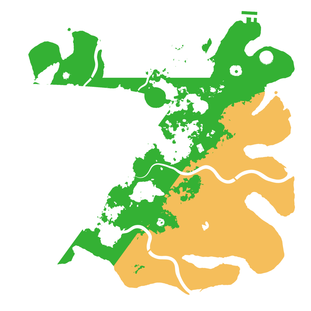 Biome Rust Map: Procedural Map, Size: 4000, Seed: 6739